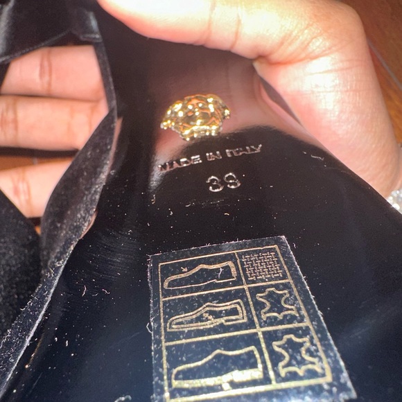 Versace medusa satin platform pumps BRAND NEW - Picture 6 of 6